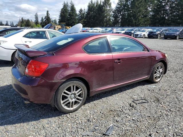 JTKDE177470212320 - 2007 TOYOTA SCION TC MAROON photo 3