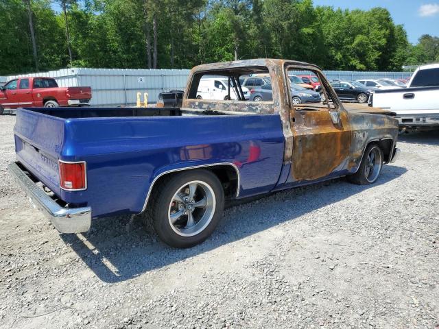 1GCCC14H3FF302530 - 1985 CHEVROLET C10 BLUE photo 3