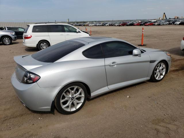 KMHHN66F07U249058 - 2007 HYUNDAI TIBURON GT SILVER photo 3