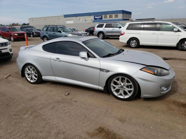 KMHHN66F07U249058 - 2007 HYUNDAI TIBURON GT SILVER photo 4