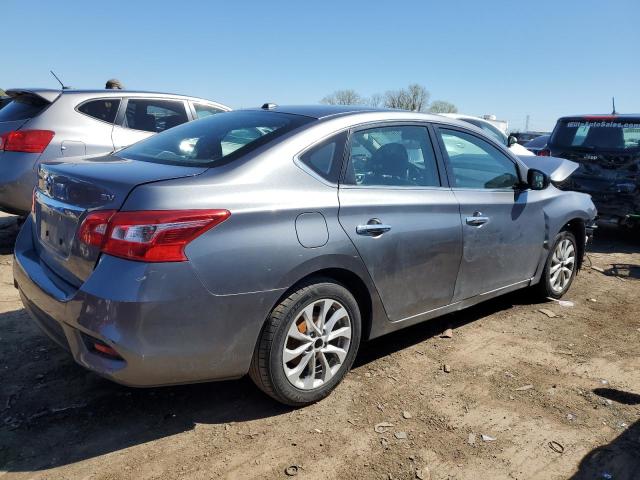 3N1AB7AP3KL612642 - 2019 NISSAN SENTRA S GRAY photo 3