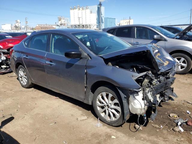 3N1AB7AP3KL612642 - 2019 NISSAN SENTRA S GRAY photo 4