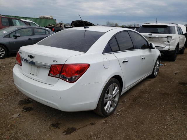 1G1PH5SC2C7147677 - 2012 CHEVROLET CRUZE LTZ WHITE photo 3