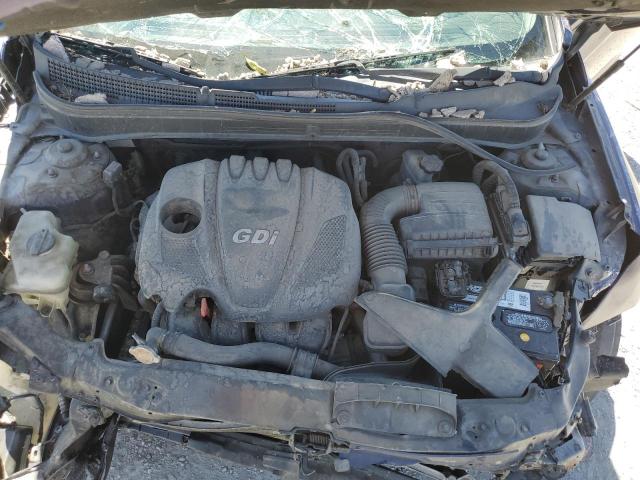 5NPEB4AC0CH480287 - 2012 HYUNDAI SONATA GLS BLUE photo 11