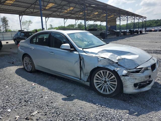 WBA3A9C53EF479523 - 2014 BMW 335 I SILVER photo 4