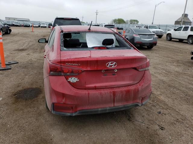 3KPC24A38KE076826 - 2019 HYUNDAI ACCENT SE RED photo 6