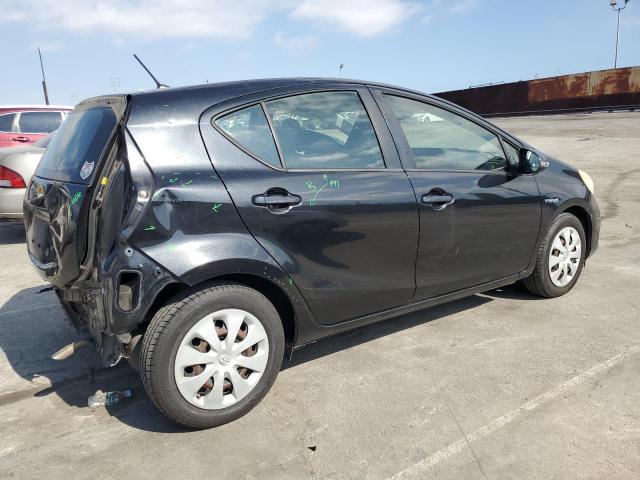 JTDKDTB30D1546416 - 2013 TOYOTA PRIUS C BLACK photo 3