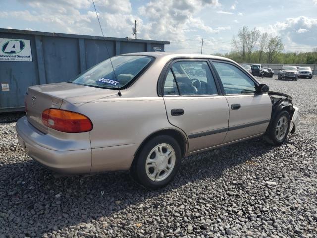 1Y1SK5488WZ417639 - 1998 CHEVROLET GEO PRIZM BASE BEIGE photo 3