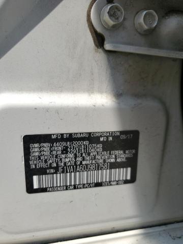 JF1VA1A60J9817581 - 2018 SUBARU WRX WHITE photo 12