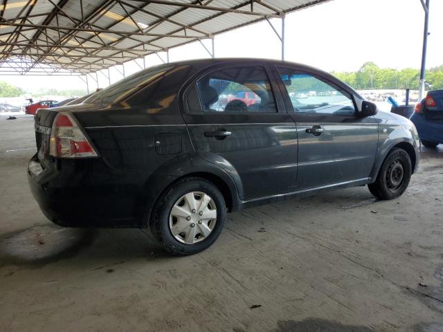 KL1TD56638B215907 - 2008 CHEVROLET AVEO BASE BLACK photo 3