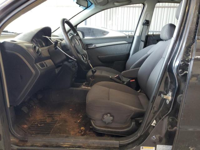 KL1TD56638B215907 - 2008 CHEVROLET AVEO BASE BLACK photo 7