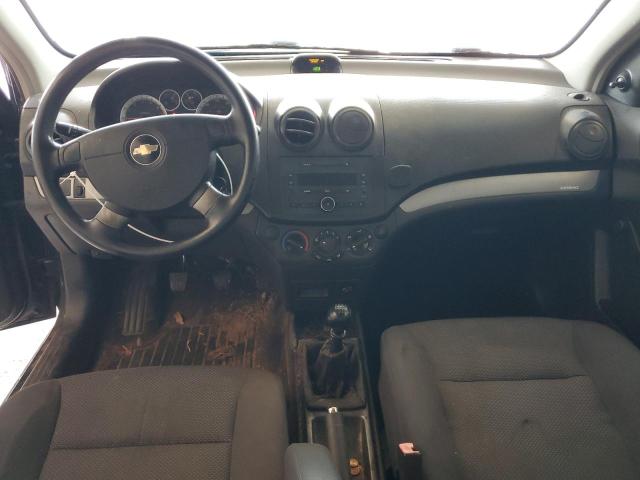 KL1TD56638B215907 - 2008 CHEVROLET AVEO BASE BLACK photo 8