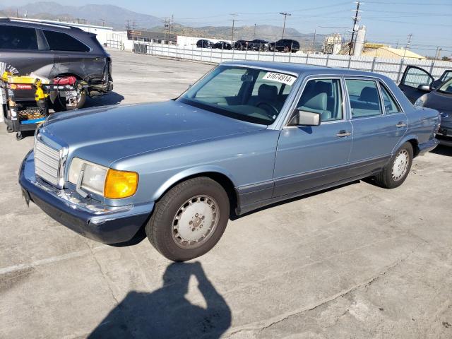 WDBCA25D2LA521820 - 1990 MERCEDES-BENZ 300 SEL BLUE photo 1