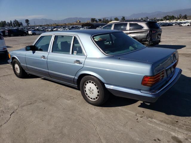 WDBCA25D2LA521820 - 1990 MERCEDES-BENZ 300 SEL BLUE photo 2