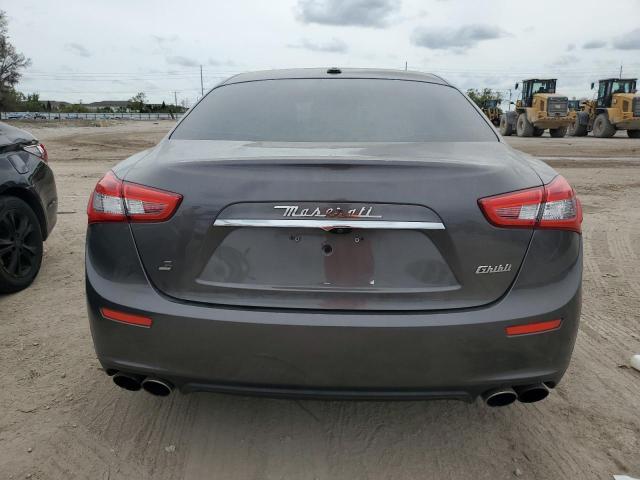 ZAM57RSA2H1221533 - 2017 MASERATI GHIBLI S GRAY photo 6