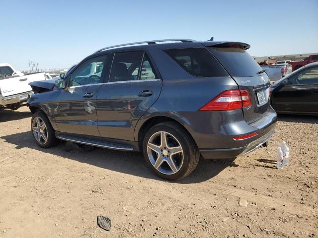 4JGDA5HB9CA078191 - 2012 MERCEDES-BENZ ML 350 4MATIC CHARCOAL photo 2
