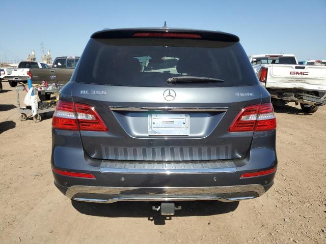 4JGDA5HB9CA078191 - 2012 MERCEDES-BENZ ML 350 4MATIC CHARCOAL photo 6