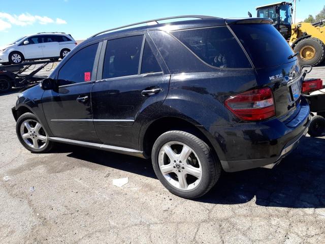 4JGBB86E58A319626 - 2008 MERCEDES-BENZ ML 350 BLACK photo 2