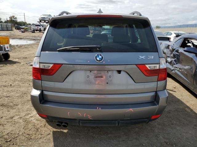 WBXPC93439WJ28173 - 2009 BMW X3 XDRIVE30I GRAY photo 6