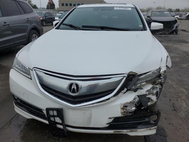 19UUB3F71GA003853 - 2016 ACURA TLX ADVANCE WHITE photo 5