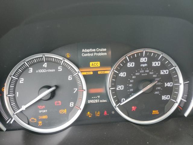 19UUB3F71GA003853 - 2016 ACURA TLX ADVANCE WHITE photo 9