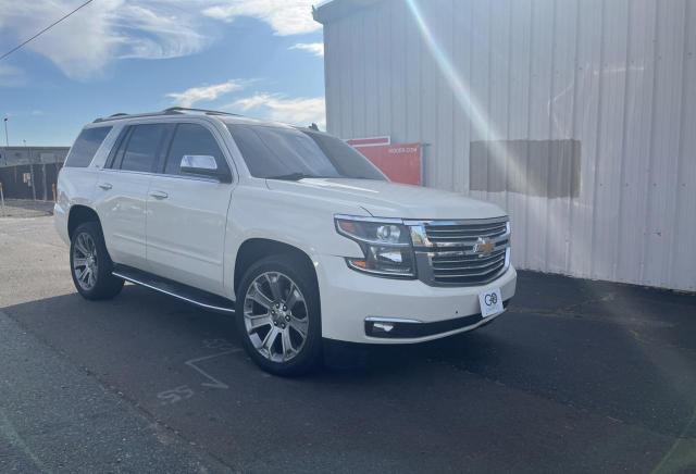 1GNSCCKCXFR133983 - 2015 CHEVROLET TAHOE C1500 LTZ WHITE photo 1