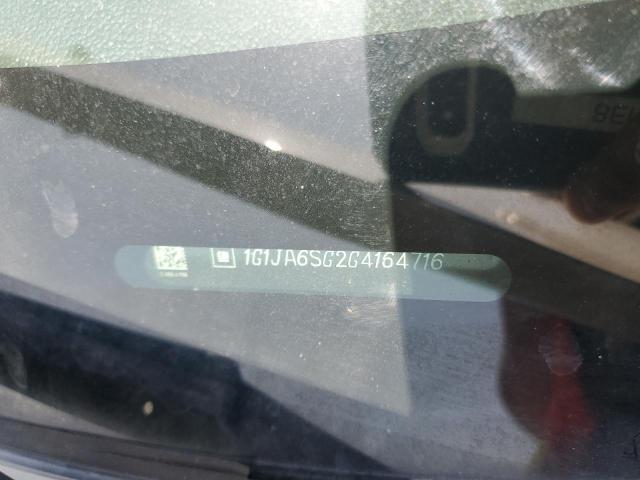 1G1JA6SG2G4164716 - 2016 CHEVROLET SONIC LS 白色 照片 12