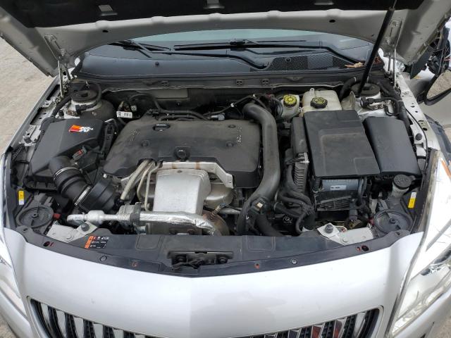 2G4GV5GX8G9100066 - 2016 BUICK REGAL GS ვერცხლისფერი ფოტო 11