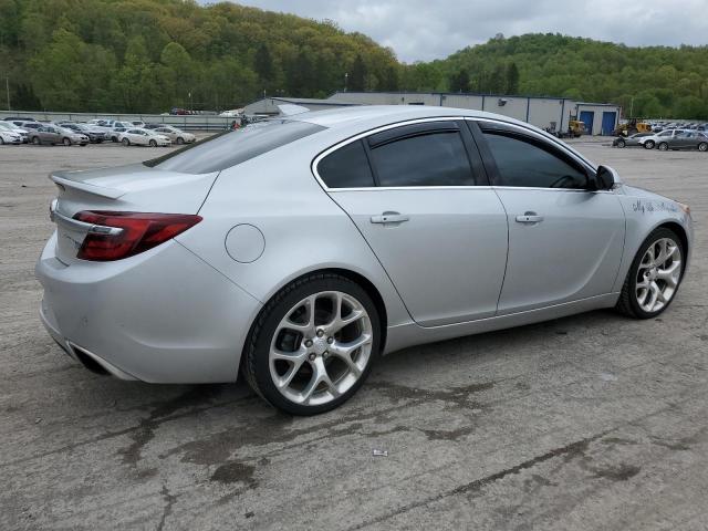 2G4GV5GX8G9100066 - 2016 BUICK REGAL GS ვერცხლისფერი ფოტო 3