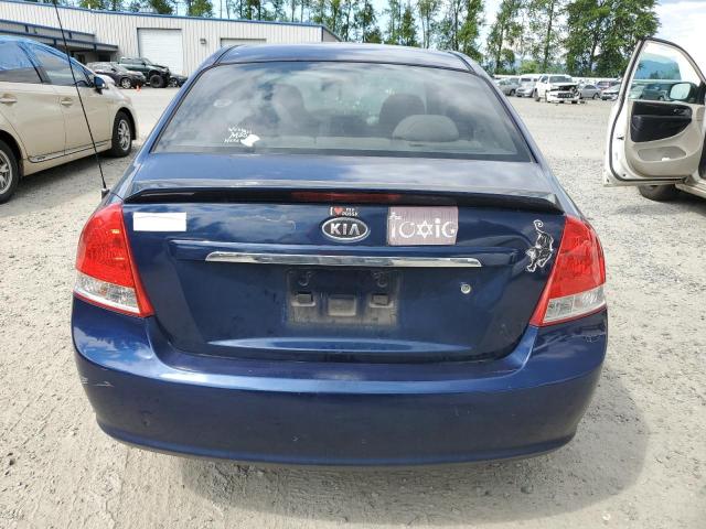 KNAFE121075421766 - 2007 KIA SPECTRA EX BLUE photo 6