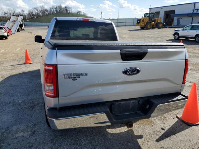 1FTEX1EP5HFC57760 - 2017 FORD F150 SUPER CAB SILVER photo 6