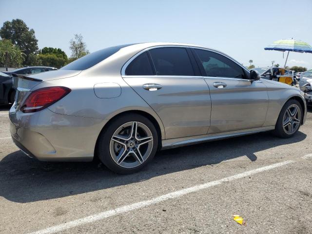 55SWF8DB7LU329558 - 2020 MERCEDES-BENZ C 300 SILVER photo 3