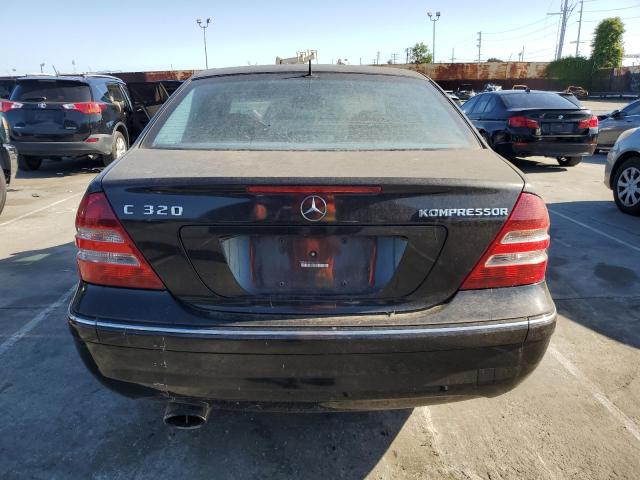 WDBRF40J85F621995 - 2005 MERCEDES-BENZ C 230K SPORT SEDAN BLACK photo 6