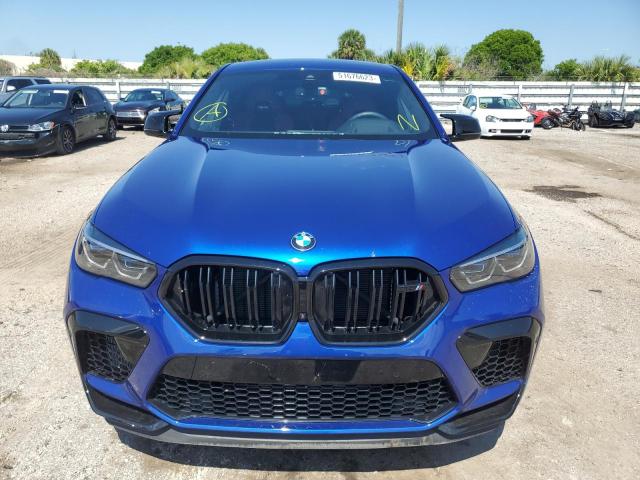 5YMCY0C06N9M63613 - 2022 BMW X6 M BLUE photo 5