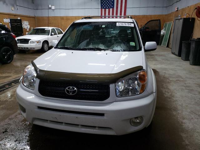 JTEHD20V340024888 - 2004 TOYOTA RAV4 WHITE photo 5