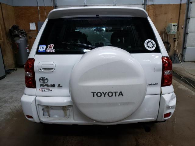 JTEHD20V340024888 - 2004 TOYOTA RAV4 WHITE photo 6