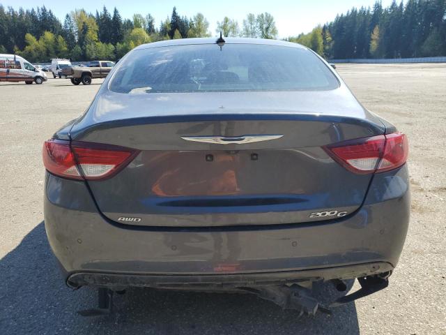 1C3CCCEG4FN636528 - 2015 CHRYSLER 200 C GRAY photo 6