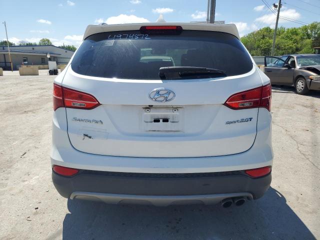 5XYZU3LA3DG011298 - 2013 HYUNDAI SANTA FE S WHITE photo 6