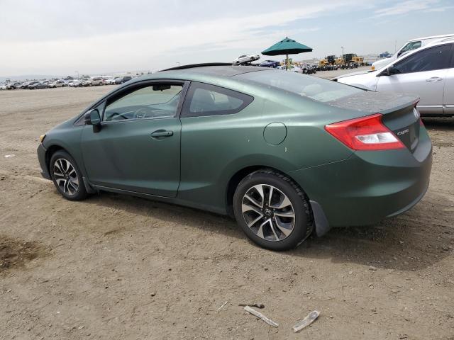 2HGFG3B84DH503513 - 2013 HONDA CIVIC EX GREEN photo 2