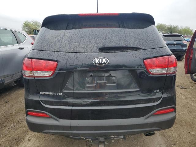 5XYPGDA56HG292481 - 2017 KIA SORENTO LX BLACK photo 6