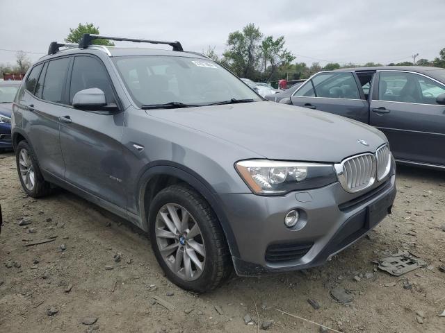 5UXWX9C54G0D67190 - 2016 BMW X3 XDRIVE28I GRAY photo 4