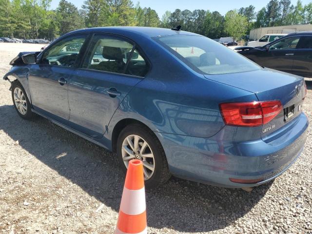 3VWD17AJ6FM241918 - 2015 VOLKSWAGEN JETTA SE BLUE photo 2