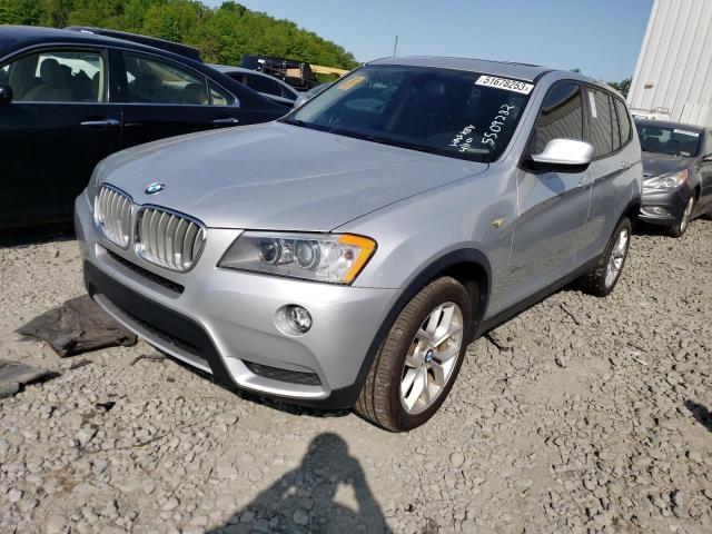 5UXWX7C54DL982978 - 2013 BMW X3 XDRIVE35I SILVER photo 1