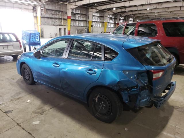 4S3GTAA64K3737928 - 2019 SUBARU IMPREZA BLUE photo 2