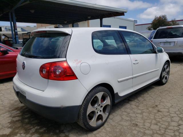 WVWFV71K37W028791 - 2007 VOLKSWAGEN NEW GTI FAHRENHEIT WHITE photo 3