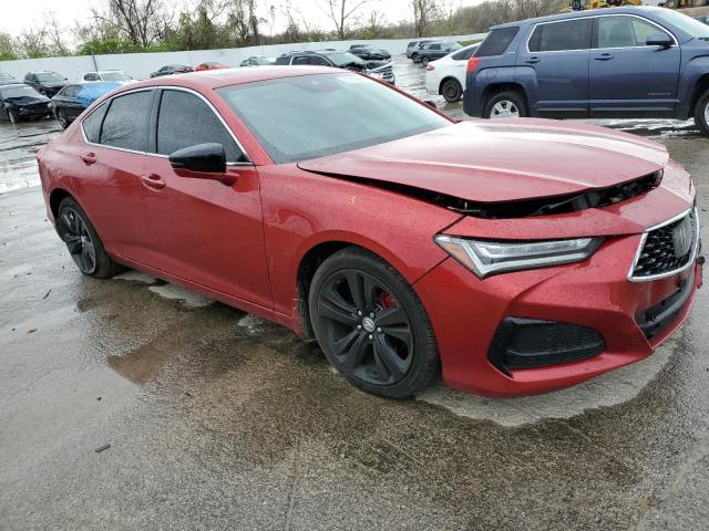 19UUB5F42MA008752 - 2021 ACURA TLX TECHNOLOGY RED photo 4