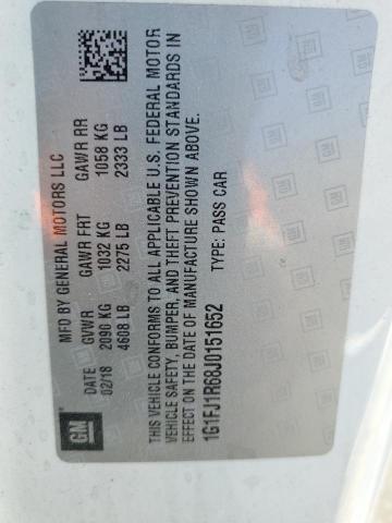 1G1FJ1R68J0151652 - 2018 CHEVROLET CAMARO ZL1 白色 照片 12