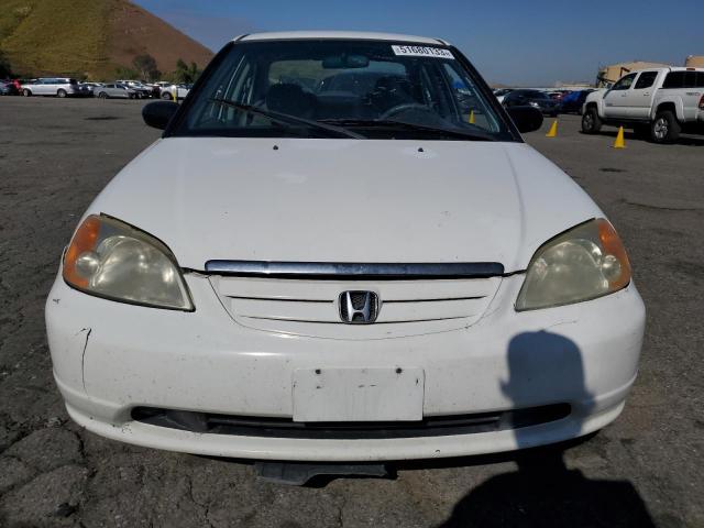 1HGEN26481L000083 - 2001 HONDA CIVIC GX WHITE photo 5