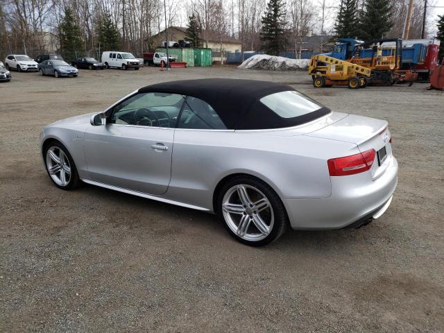 WAUVGAFH6AN024423 - 2010 AUDI S5 PRESTIGE SILVER photo 2