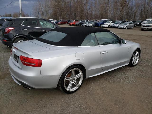 WAUVGAFH6AN024423 - 2010 AUDI S5 PRESTIGE SILVER photo 3